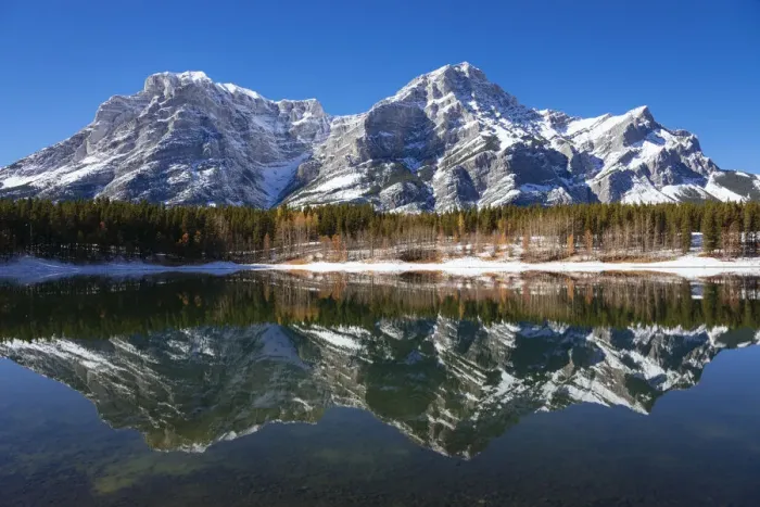 Framed Print : Wedge Pond in Autumn, Kananaskis Country, Alberta, Canada Framed Print : Wedge Pond in Autumn, Kananaskis Country, Alberta, Canada