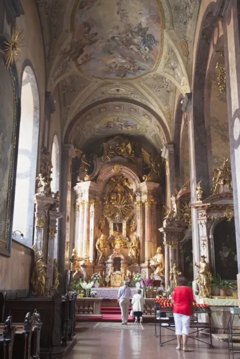 Framed Print : Weeping Icon of Mary inside Cathedral, Gyor, Western Transdanubia, Hungary, Europe