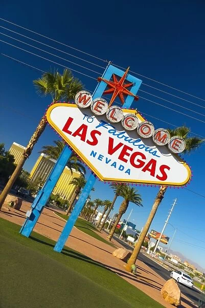 Welcome To Fabulous Las Vegas sign, Las Vegas, Nevada, United States of America, North America