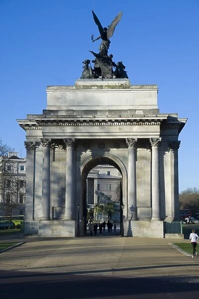 Wellington Arch, Hyde Park Corner, London, England, United Kingdom, Europe