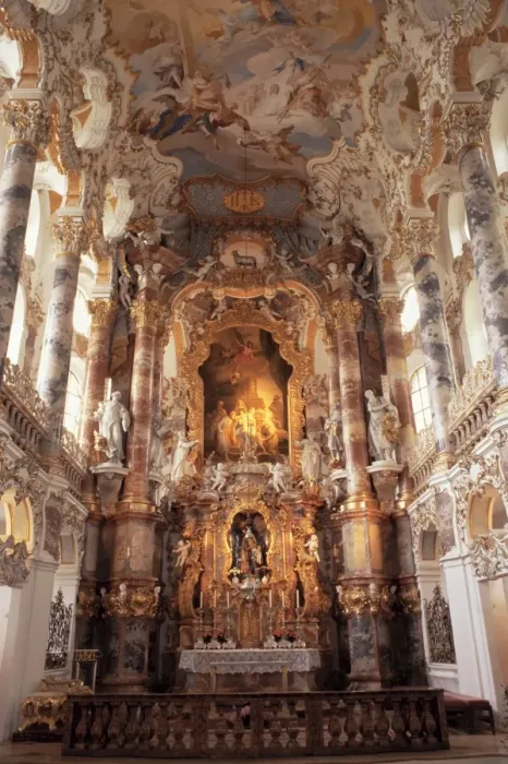 Framed Print : Weskirche, Bavaria Framed Print : Weskirche, Bavaria