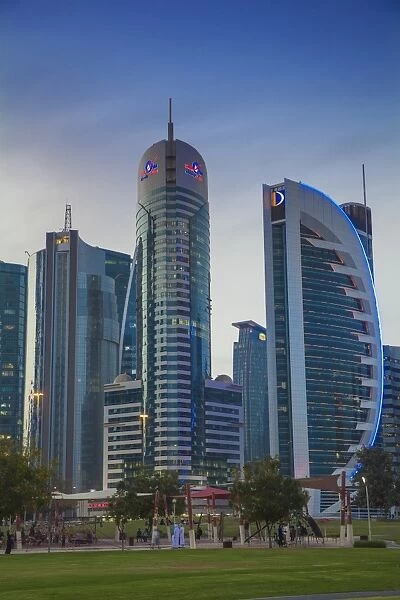 West Bay buildings, Doha, Qatar, Middle East