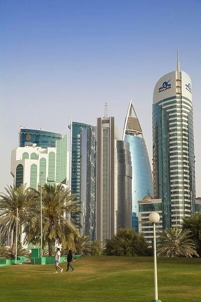 West Bay buildings, Doha, Qatar, Middle East