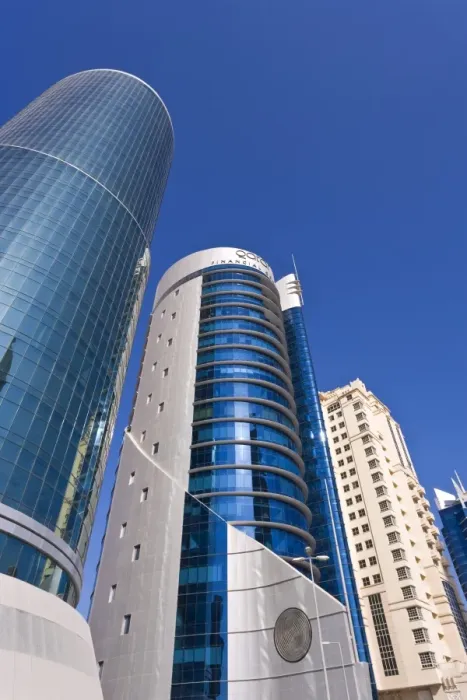 Framed Print : West Bay, Qatars financial and central business district Framed Print : West Bay, Qatars financial and central business district