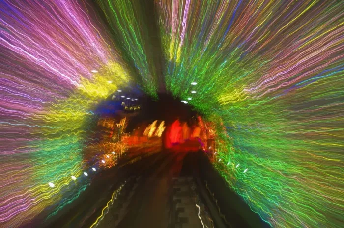 Framed Print : West Bund Sightseeing Tunnel, Huangpu District, Shanghai, China, Asia Framed Print : West Bund Sightseeing Tunnel, Huangpu District, Shanghai, China, Asia