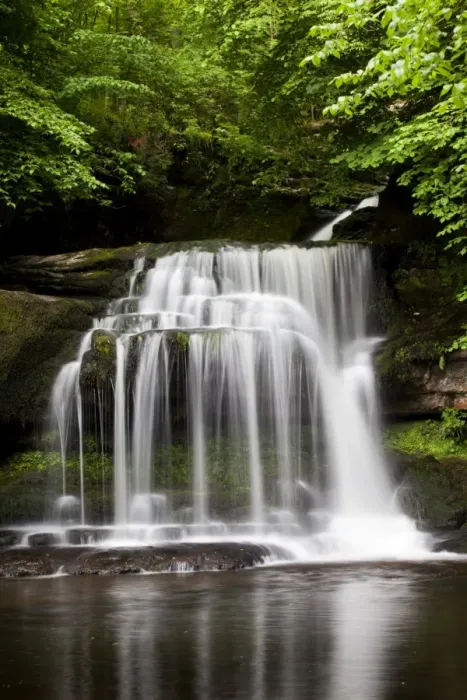 Framed Print : West Burton Waterfall in summer, Wensleydale, Yorkshire Dales, Yorkshire, England, United Kingdom, Europe Framed Print : West Burton Waterfall in summer, Wensleydale, Yorkshire Dales, Yorkshire, England, United Kingdom, Europe