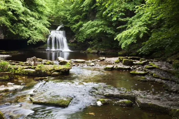 Framed Print : West Burton Waterfall in summer, Wensleydale, Yorkshire Dales, Yorkshire, England, United Kingdom, Europe Framed Print : West Burton Waterfall in summer, Wensleydale, Yorkshire Dales, Yorkshire, England, United Kingdom, Europe