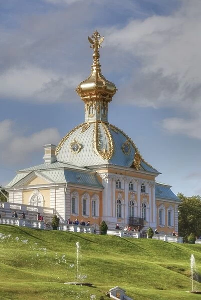 West Chapel, Peterhof, UNESCO World Heritage Site, near St. Petersburg, Russia, Europe