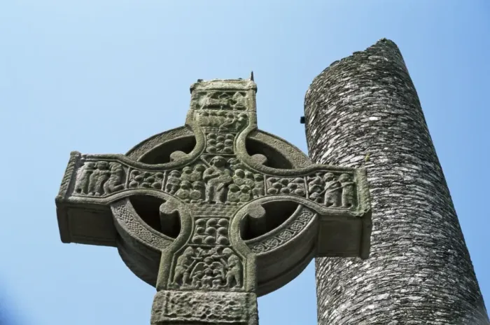 Framed Print : West High Cross and 10th century tower Framed Print : West High Cross and 10th century tower