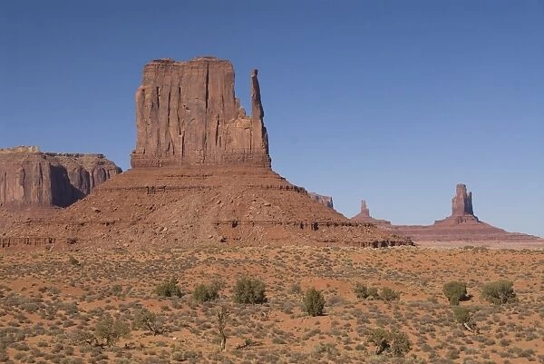 West Mitten Butte, Monument Valley Navajo Tribal Park, Arizona, United States of America