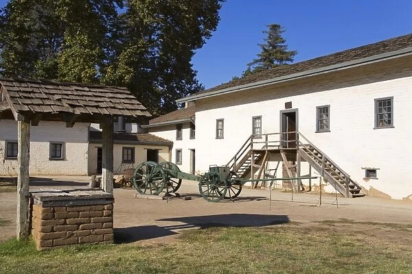 West Yard at Sutters Fort State Historic Park, Sacramento, California