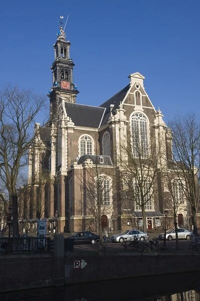 Westerkerk church, built in 1631, Amsterdam, Netherlands, Europe
