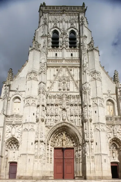 Framed Print : Western facade, Saint-Riquier abbey church, Saint-Riquier, Somme, France, Europe Framed Print : Western facade, Saint-Riquier abbey church, Saint-Riquier, Somme, France, Europe