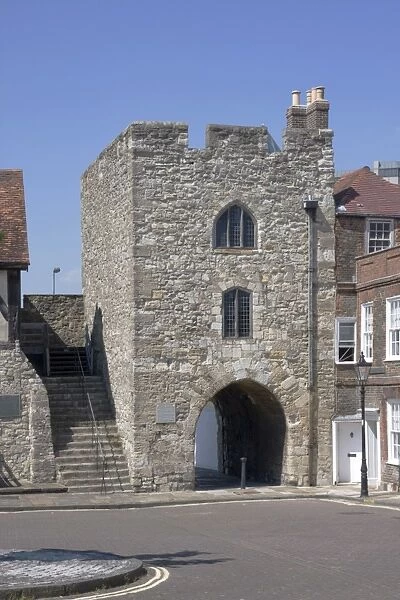 Westgate, Old Town Walls, Southampton, Hampshire, England, United Kingdom. Europe