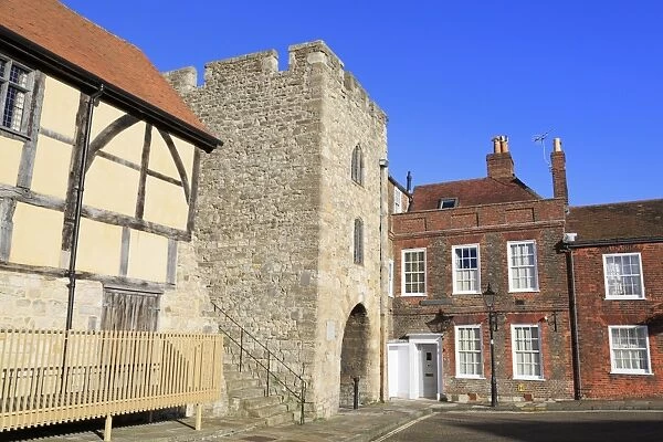 Westgate in Old Town Walls, Southampton, Hampshire, England, United Kingdom, Europe