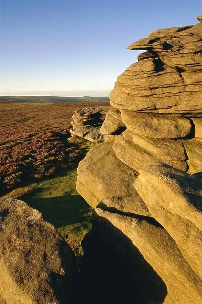 Wheel Stones, Derwent Edge, Peak District National Park, Derbyshire, England