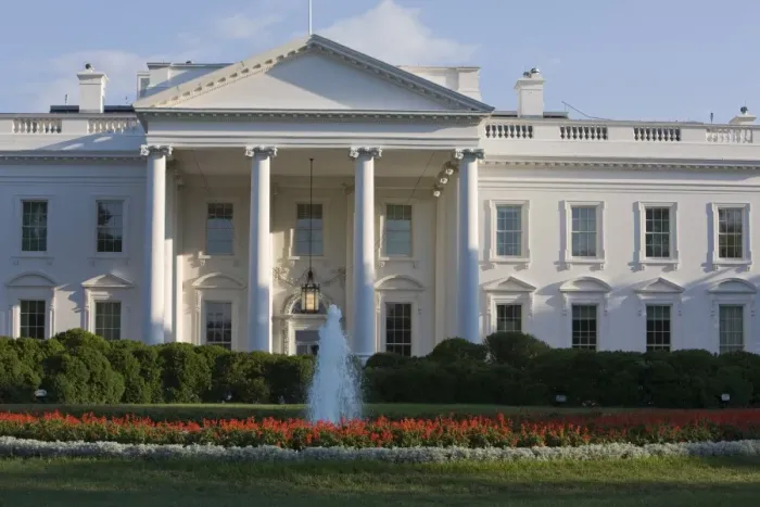 Framed Print : The White House, Washington D. C. United States of America, North America Framed Print : The White House, Washington D. C. United States of America, North America