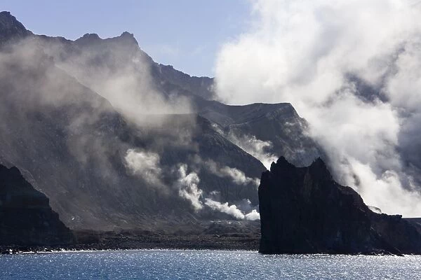White Island (Whakaari) active marine volcano in the Bay of Plenty, North Island
