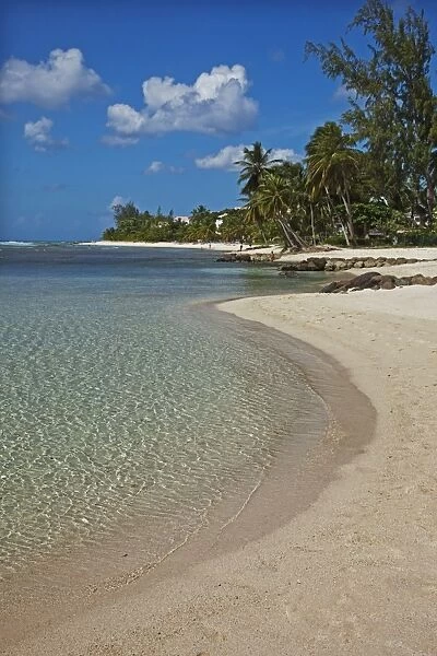 White sand beach, Bridgetown, Barbados, West Indies, Caribbean, Central America