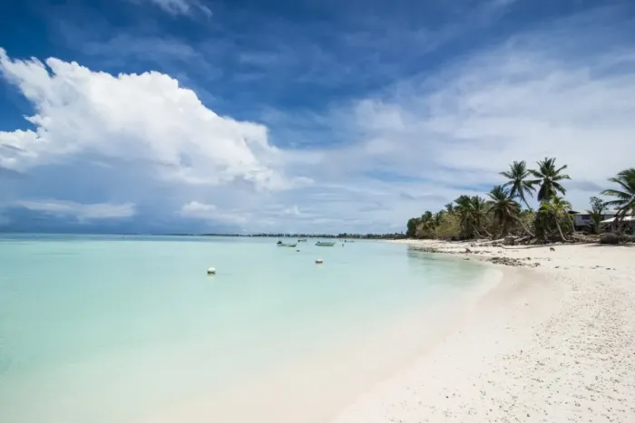 Framed Print : White sand and turquoise water in the beautiful lagoon of Funafuti, Tuvalu, South Pacific Framed Print : White sand and turquoise water in the beautiful lagoon of Funafuti, Tuvalu, South Pacific