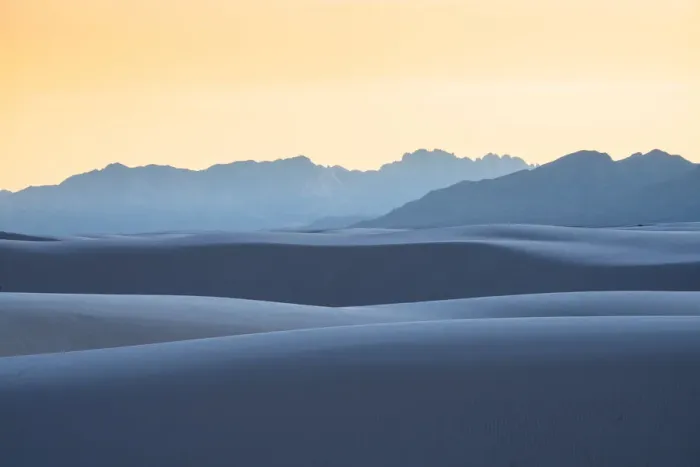 Framed Print : White Sands National Park at sunset, New Mexico, United States of America, North America Framed Print : White Sands National Park at sunset, New Mexico, United States of America, North America