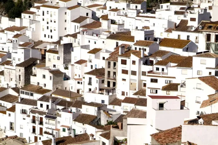 Framed Print : White village of Casares, Sierra Bermeja, Andalusia, Spain, Europe Framed Print : White village of Casares, Sierra Bermeja, Andalusia, Spain, Europe