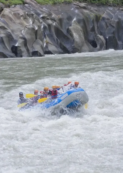 Framed Print : White water rafting, Pacuare River, Turrialba, Costa Rica, Central America