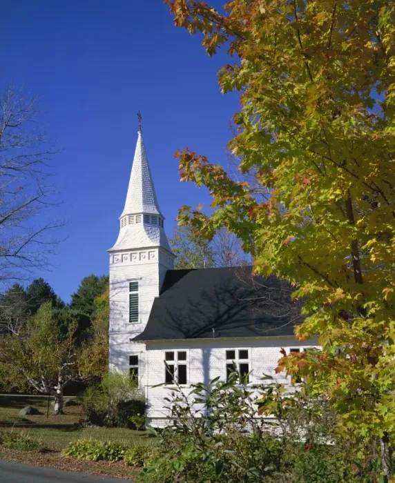 Framed Print : White wooden church, Sugar Hill Framed Print : White wooden church, Sugar Hill