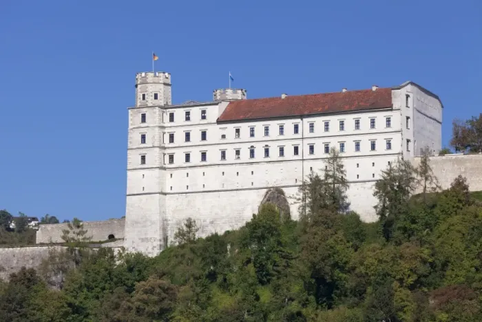 Framed Print : Willibaldsburg castle, Eichstaett, Altmuehltal, Bavaria, Germany, Europe