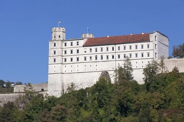 Willibaldsburg castle, Eichstaett, Altmuehltal, Bavaria, Germany, Europe