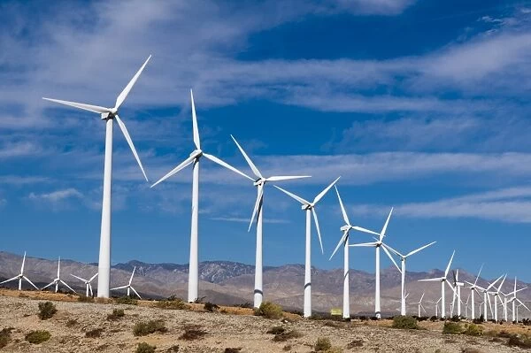 Wind Farm, Palm Springs, California, United States of America, North America