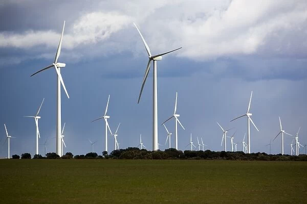 Wind turbines, Albacete, Castilla-La Mancha, Spain, Europe