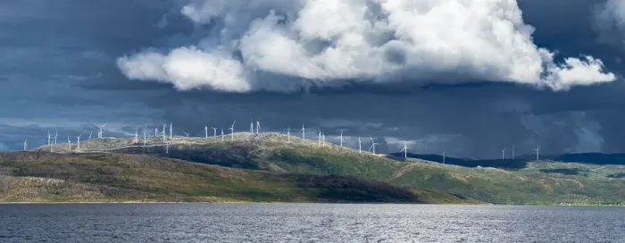 Framed Print : Wind turbines under a stormy sky, Troms county, Norway, Scandinavia, Europe Framed Print : Wind turbines under a stormy sky, Troms county, Norway, Scandinavia, Europe