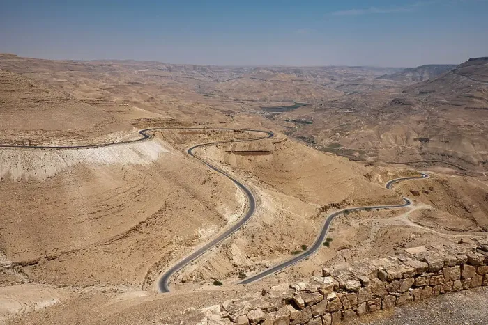 Framed Print : A winding road through the rocky mountains, Jordan, Middle East Framed Print : A winding road through the rocky mountains, Jordan, Middle East