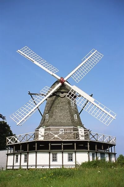 Windmill, Aeroskoeing, Aero, Denmark, Scandinavia, Europe