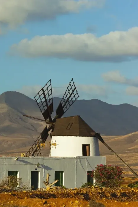 Framed Print : Windmill in the central valley and the 625m high Churillos mountain beyond, Llanos de la Concepcion, Fuerteventura, Canary Islands, Spain, Europe Framed Print : Windmill in the central valley and the 625m high Churillos mountain beyond, Llanos de la Concepcion, Fuerteventura, Canary Islands, Spain, Europe