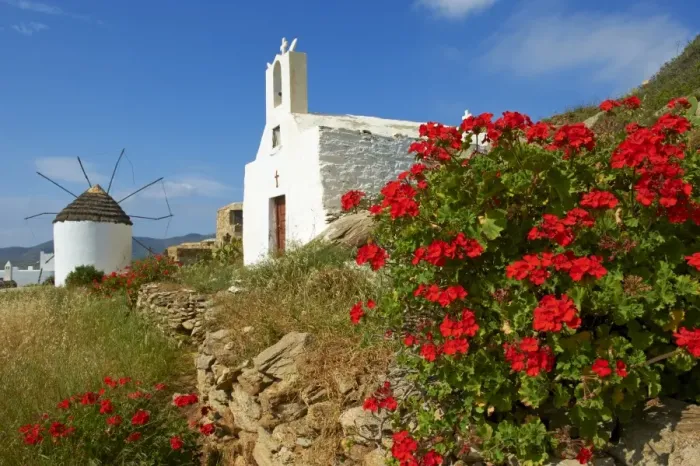 Framed Print : Windmill and Chora, Ios Island, Cyclades, Greek Islands, Greece, Europe Framed Print : Windmill and Chora, Ios Island, Cyclades, Greek Islands, Greece, Europe