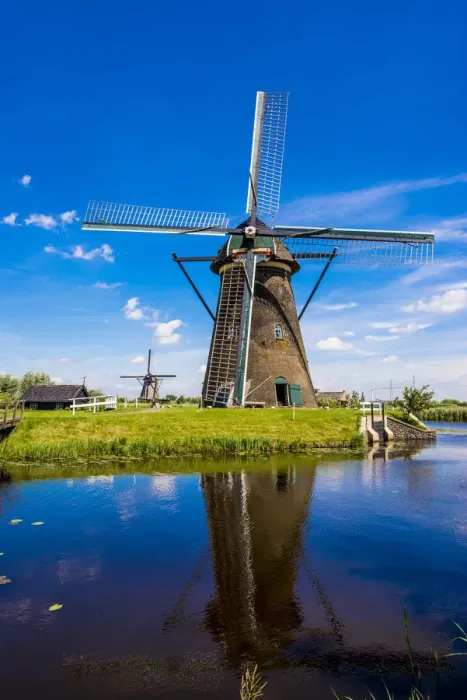 Framed Print : Windmill, Kinderdijk, UNESCO World Heritage Site, South Holland, Netherlands, Europe Framed Print : Windmill, Kinderdijk, UNESCO World Heritage Site, South Holland, Netherlands, Europe