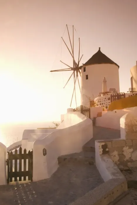 Framed Print : Windmill, Oia Framed Print : Windmill, Oia