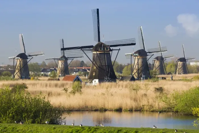 Framed Print : Windmills, Kinderdijk, UNESCO World Heritage Site, Netherlands, Europe Framed Print : Windmills, Kinderdijk, UNESCO World Heritage Site, Netherlands, Europe