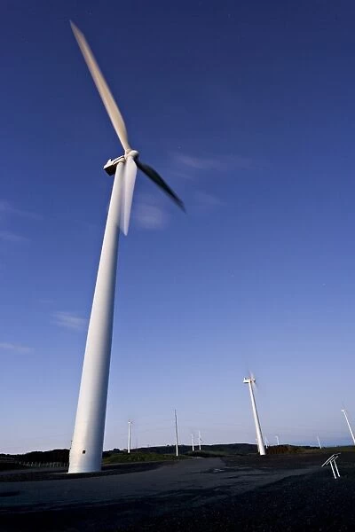 Windmills on a windfarm overlooking Palmerston North
