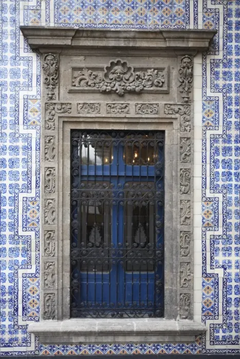 Framed Print : Window, Casa de los Azulejos (House of Tiles), originally a palace, Sanborns department store Framed Print : Window, Casa de los Azulejos (House of Tiles), originally a palace, Sanborns department store