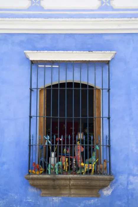 Framed Print : Window detail, Antigua City, Guatemala, Central America Framed Print : Window detail, Antigua City, Guatemala, Central America
