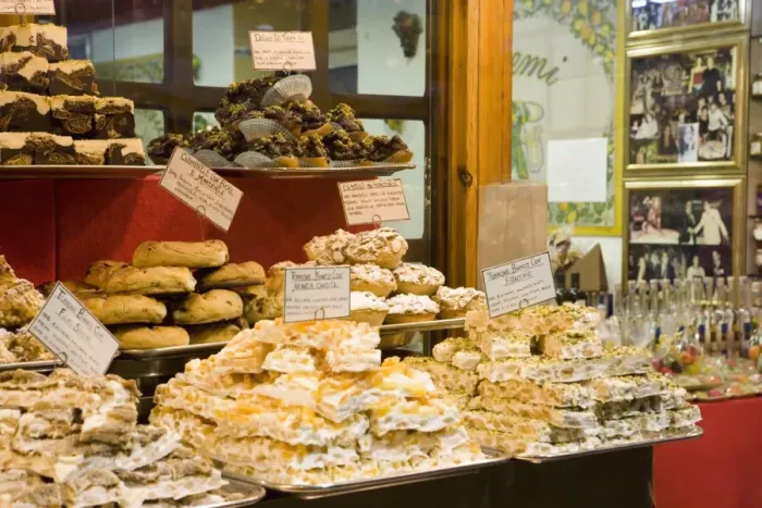 Framed Print : Window display of traditional Torrone Framed Print : Window display of traditional Torrone