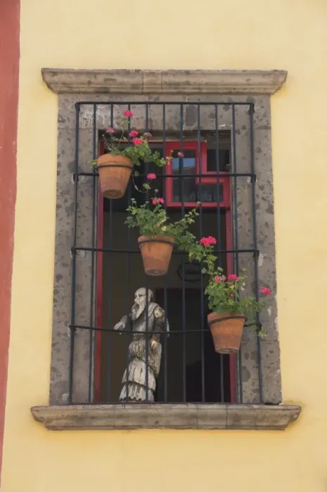 Framed Print : Window in San Miguel de Allende (San Miguel), Guanajuato State, Mexico, North America Framed Print : Window in San Miguel de Allende (San Miguel), Guanajuato State, Mexico, North America