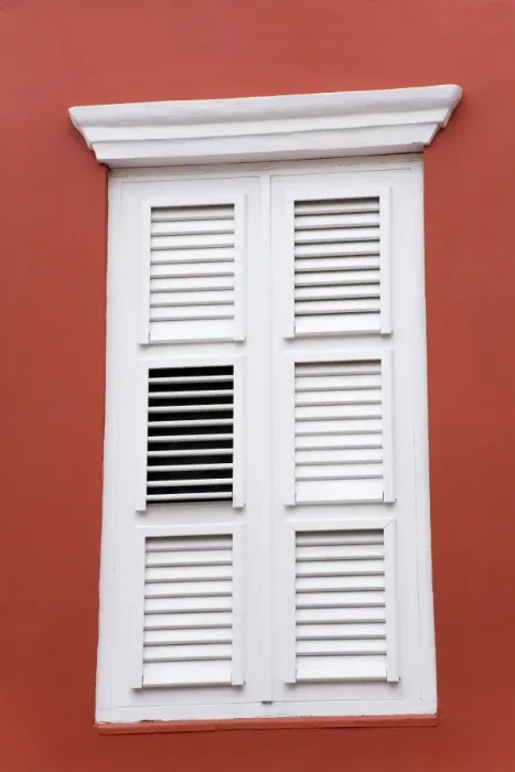 Framed Print : Window shutters Framed Print : Window shutters