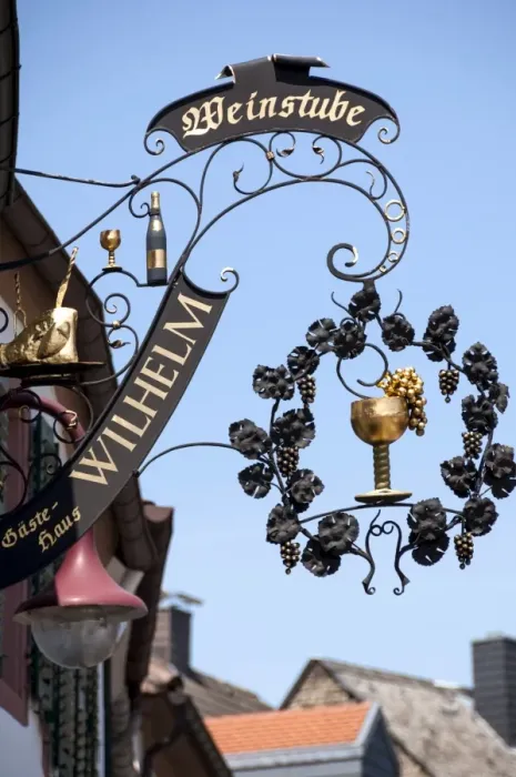 Framed Print : Winehouse sign in Maikammer, Sudliche Weinstrasse, Rhineland Palatinate, Germany, Europe Framed Print : Winehouse sign in Maikammer, Sudliche Weinstrasse, Rhineland Palatinate, Germany, Europe