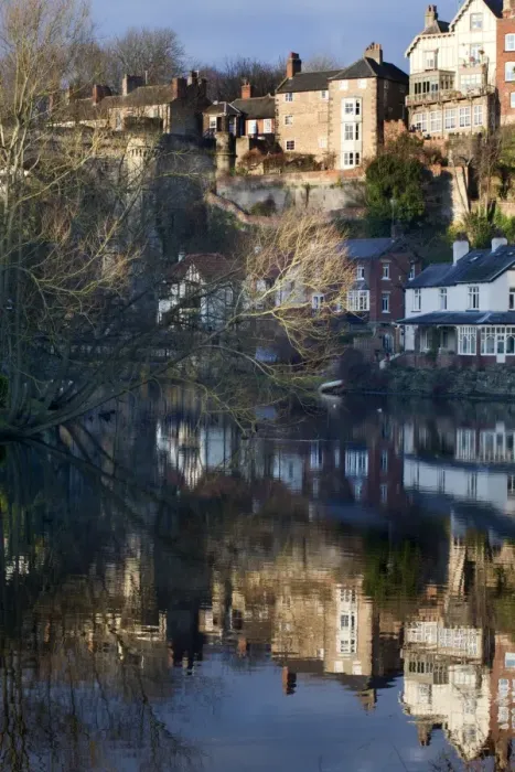 Framed Print : Winter reflections at Knaresborough, North Yorkshire, Yorkshire, England, United Kingdom, Europe Framed Print : Winter reflections at Knaresborough, North Yorkshire, Yorkshire, England, United Kingdom, Europe
