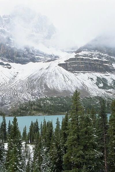 Winter in the Rocky Mountains near Banff, Alberta, Canada, North America