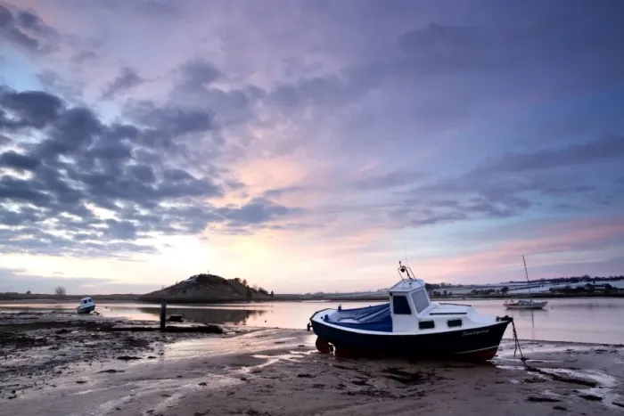 Framed Print : Winter sunrise on the Aln Estuary looking towards Church Hill with boats moored and reflections in the calm water, Alnmouth, near Alnwick, Northumberland, England, United Kingdom, Europe Framed Print : Winter sunrise on the Aln Estuary looking towards Church Hill with boats moored and reflections in the calm water, Alnmouth, near Alnwick, Northumberland, England, United Kingdom, Europe